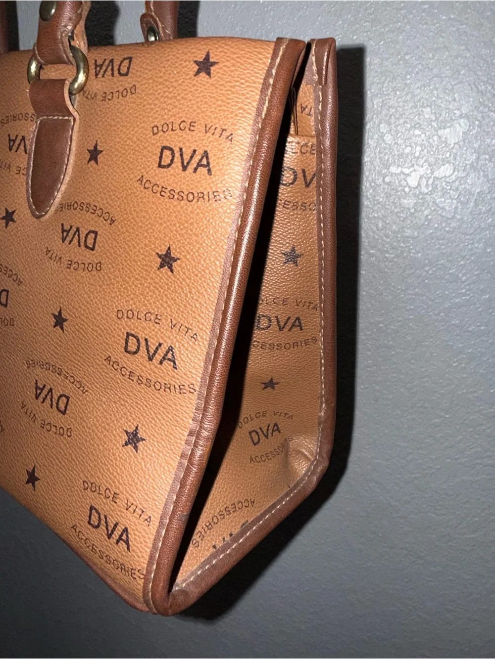 Vintage Jackson Dolce Vita top-handle monogram handbag